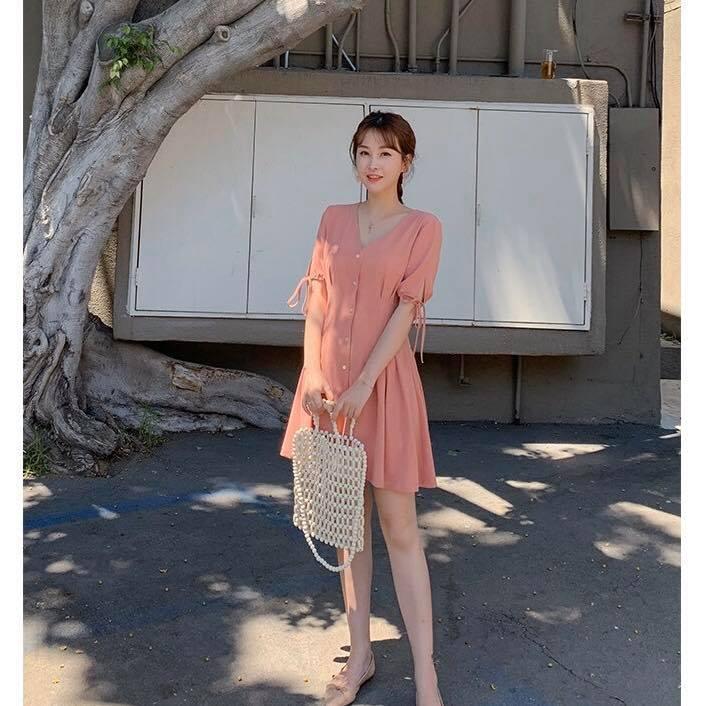 Jumpsuit Trích Ben Ống Rộng