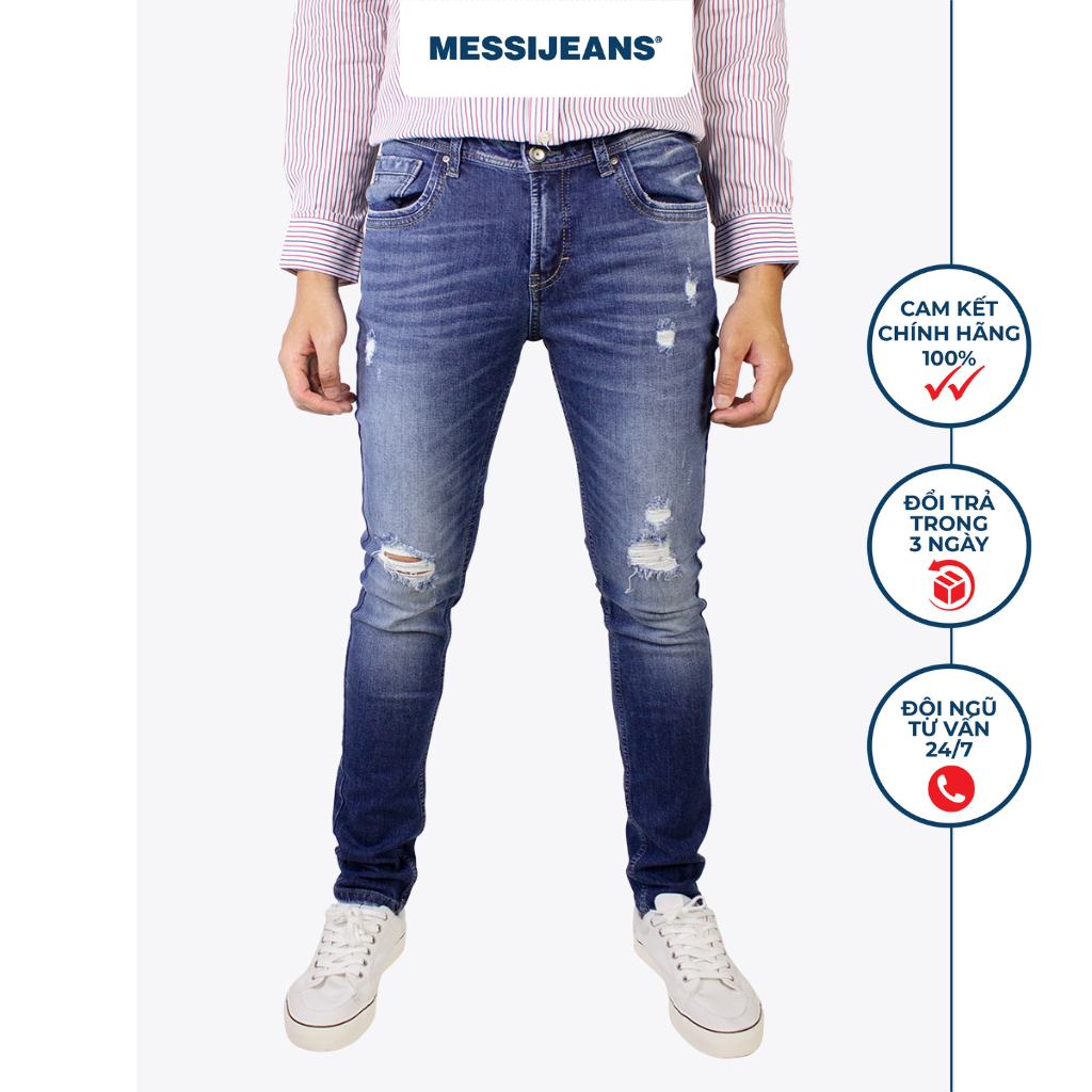 Quần Jeans Nam Ống Đứng MESSIJEANS SJM-786-18