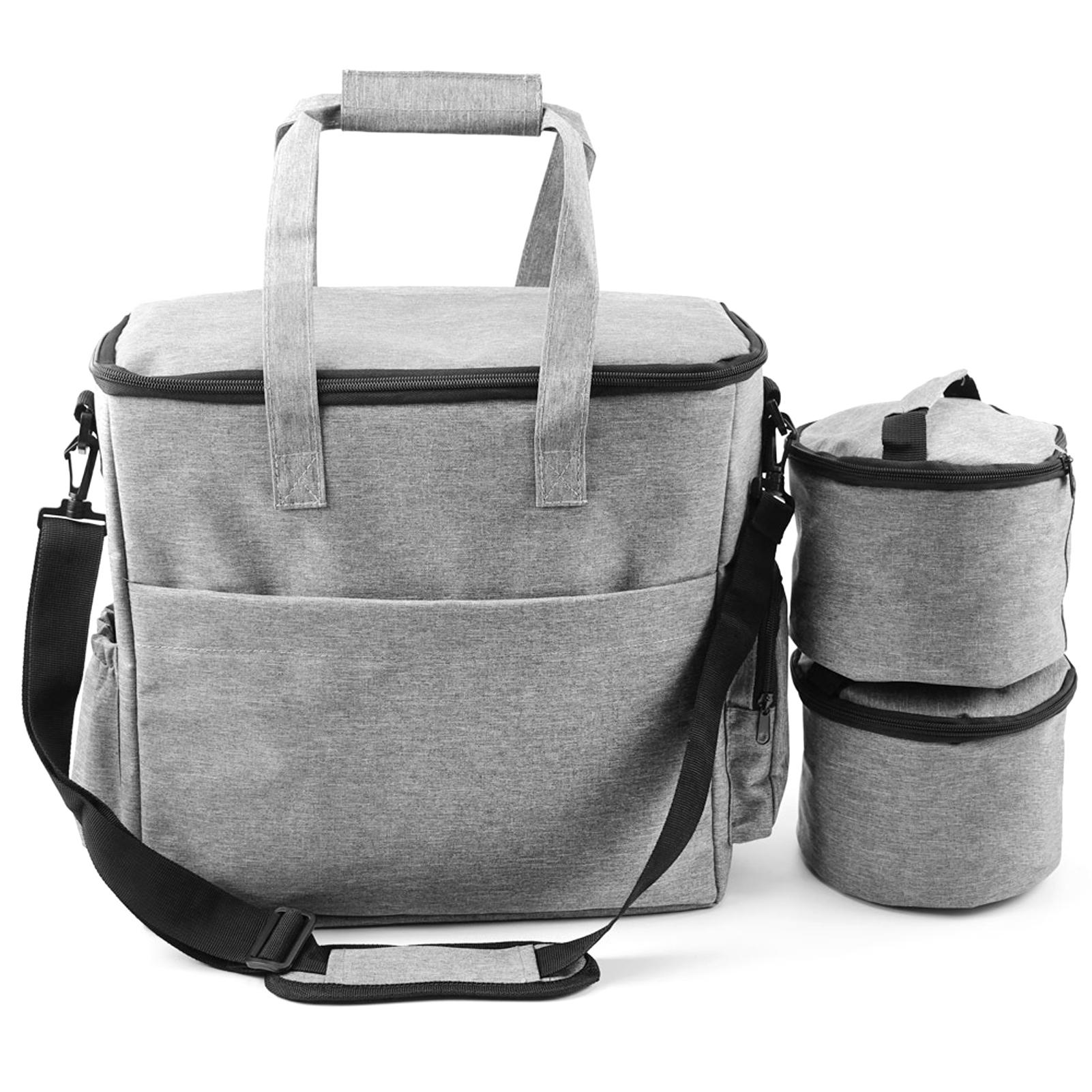 Túi du lịch cho thú cưng 15L và 2 túi đựng thức ăn làm bằng vải chống thấm chống ẩm