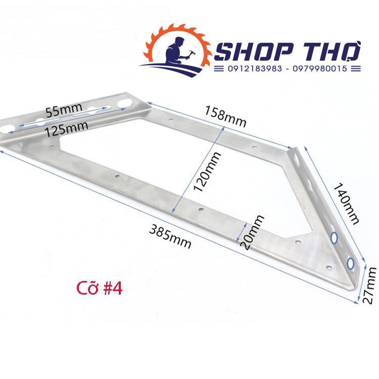 Ke góc inox 201 cỡ #3, #4 liên kết góc 3 mặt