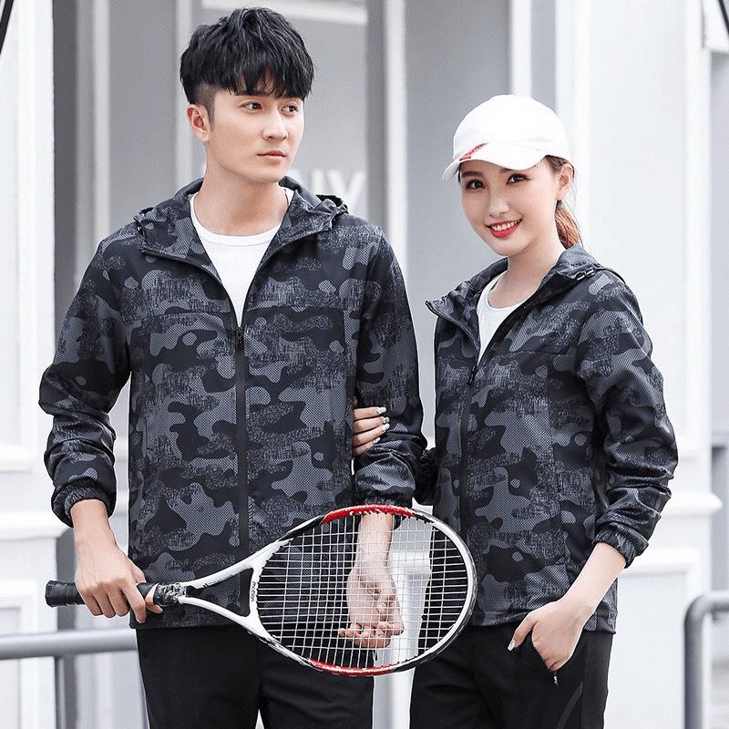 Áo khoác dù cặp đôi camo cao cấp chống thấm nước dành cho các bạn trẻ , mang cặp đôi THỜI TRANG NAM 1986