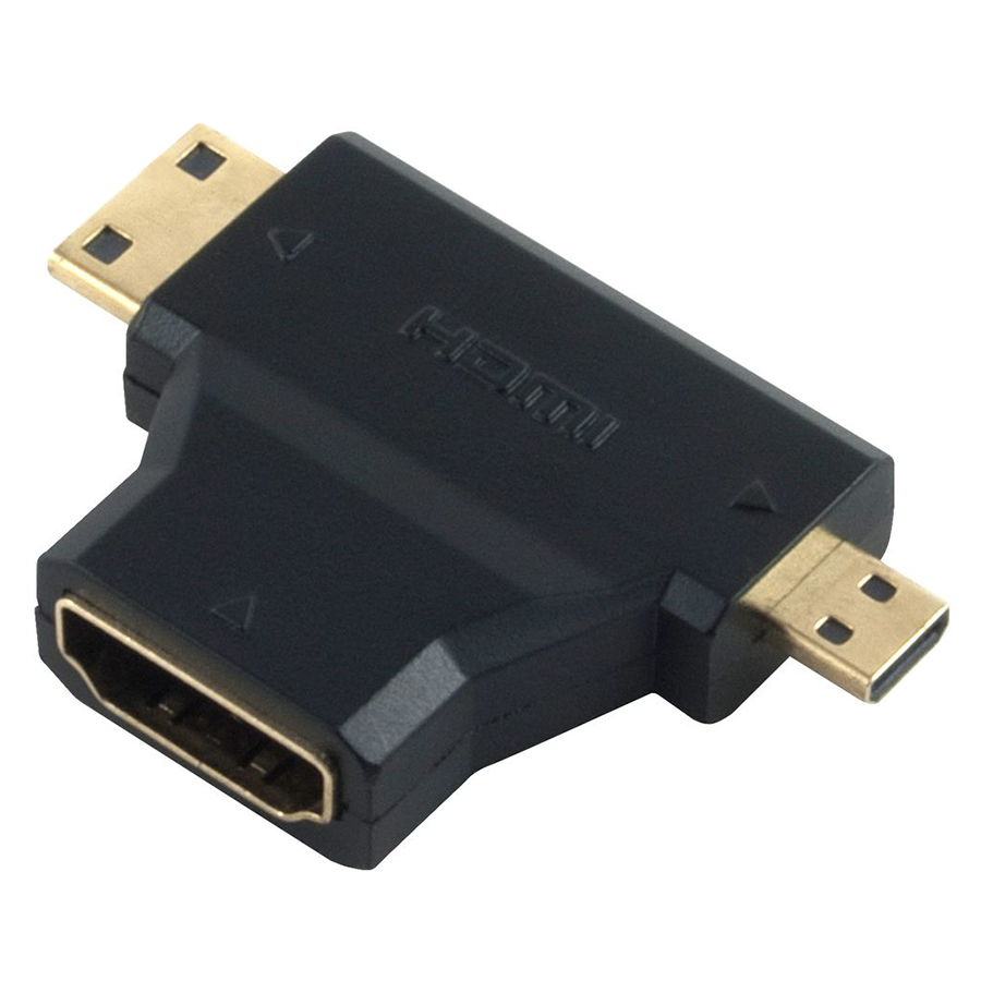 Đầu Nối HDMiI Female-Mini HDmi/Micro HDMI Male - Hàng Nhập Khẩu