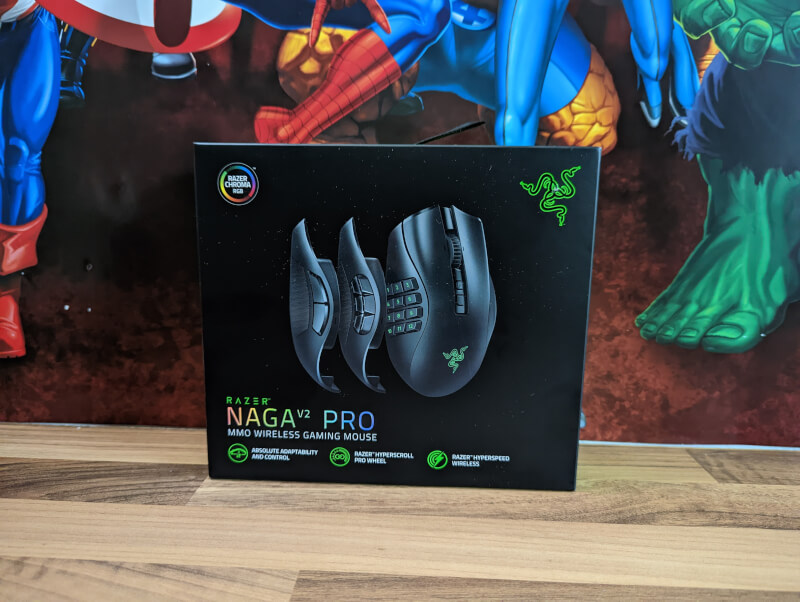 Chuột chơi Game không dây Razer Naga V2 Pro - Hàng chính hãng