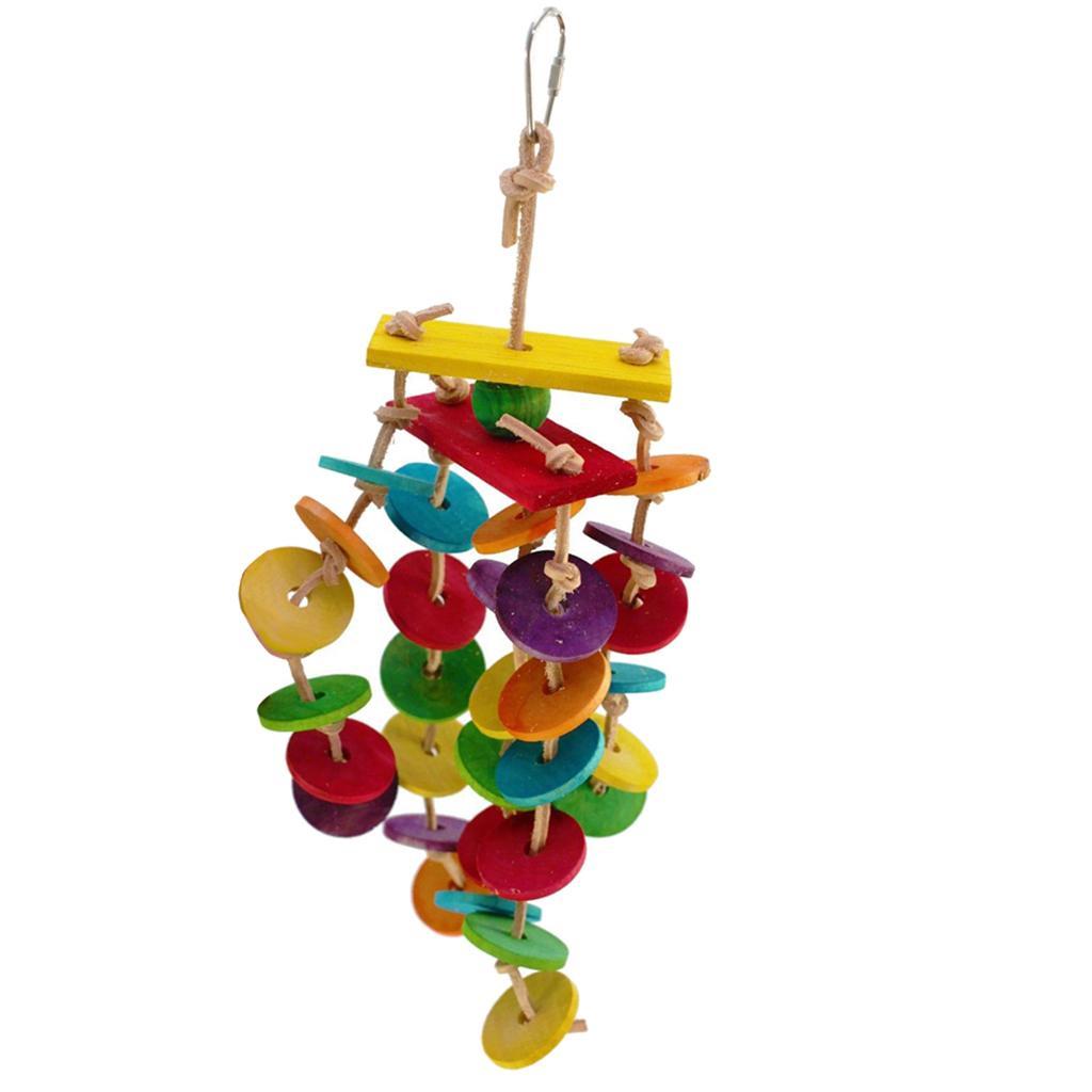 Colorful Birds Parrots Swing Toys Birds Cage Hanging Toy* Birds Perch Stand*