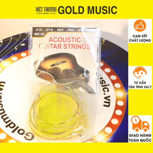 Bộ dây đàn guitar dây sắt MK10