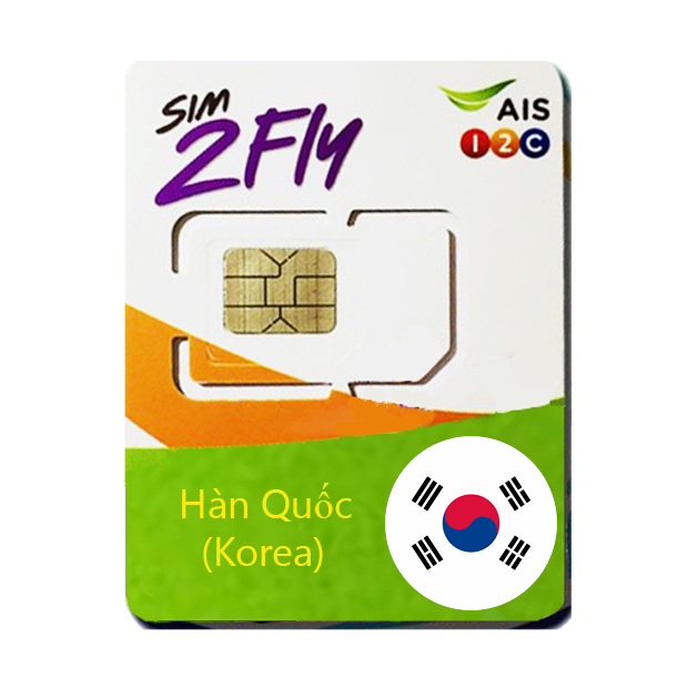 SIM 4G HÀN QUỐC gói 4GB Tốc Độ Cao