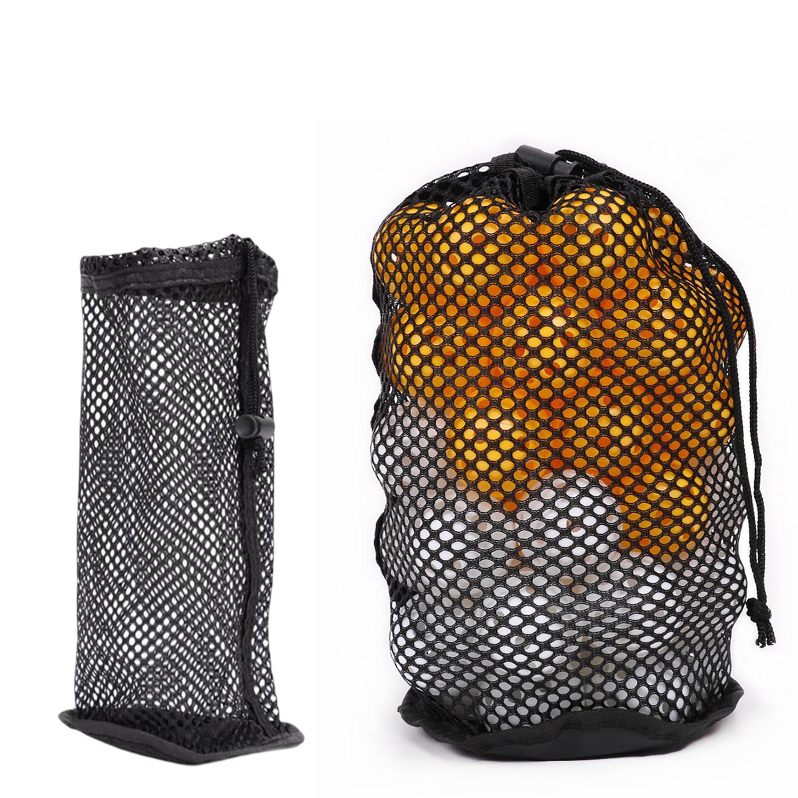 Nylon Golf Ball Storage Bag Mesh Net Pouch Golf Accessories Tennis Ball Bag