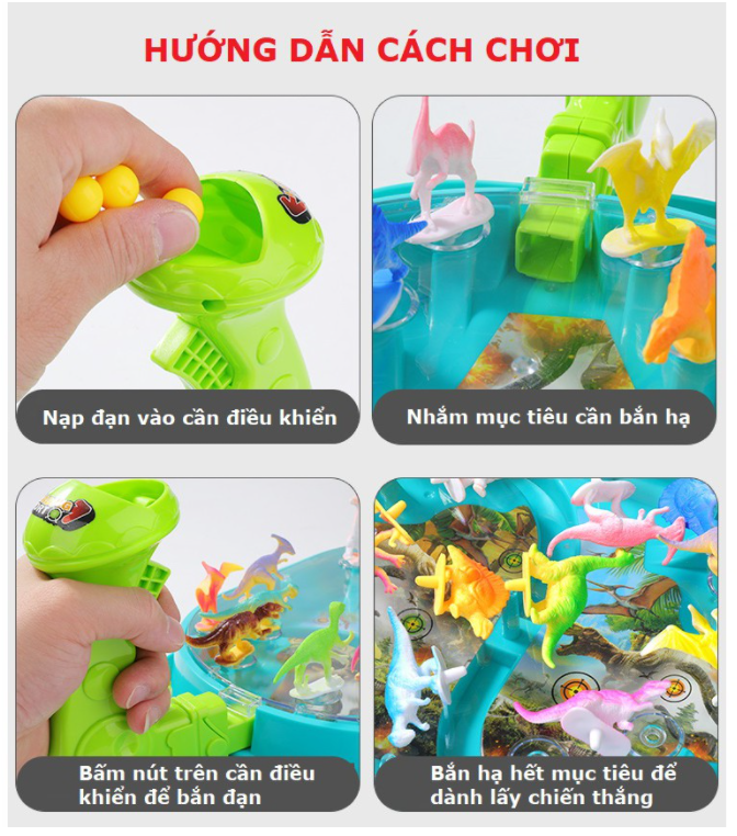 Đồ Chơi Khủng Long Đại Chiến Dino - Đồ Chơi Giải Trí Tương Tác Dành Cho Trẻ Em