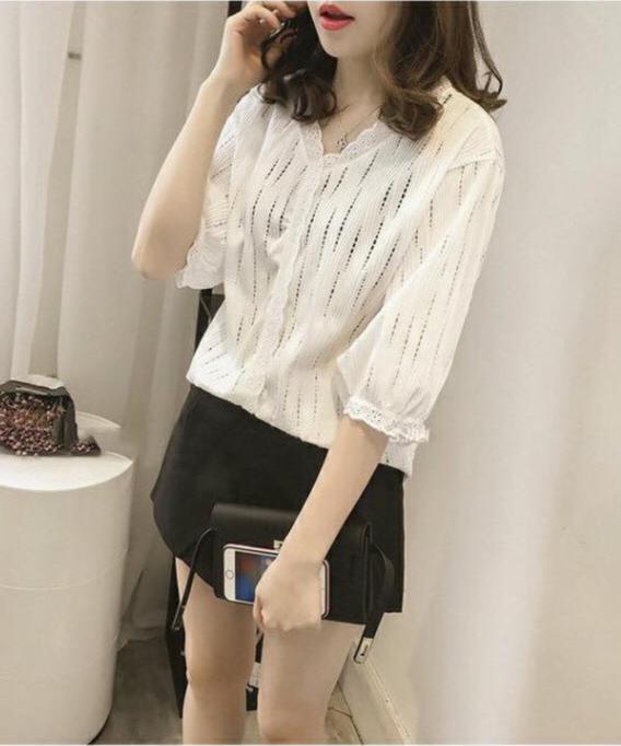 Sơ mi nữ tay lỡ xinh xắn HATI- S185