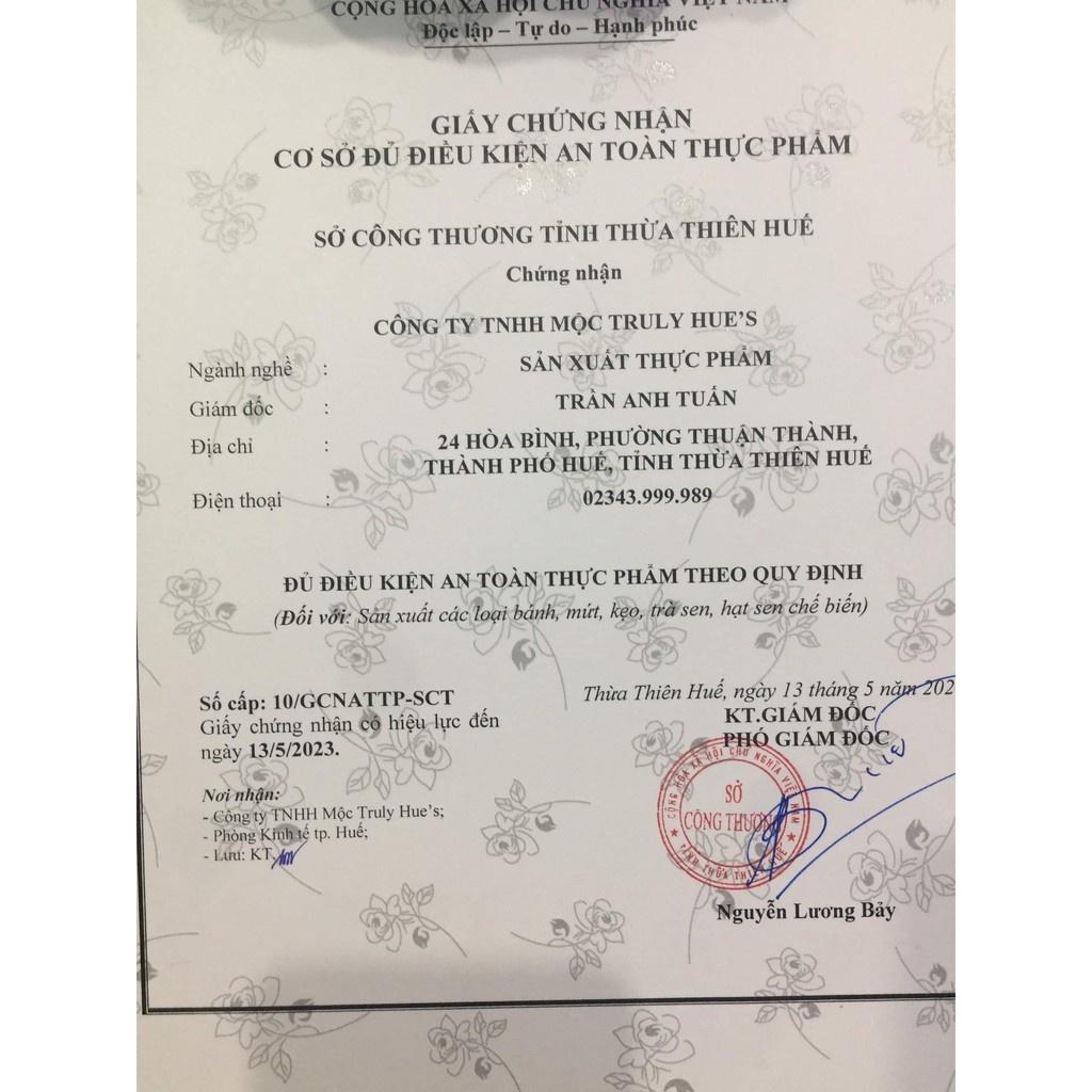 BÁNH SEN CHẤY CUỘN LÒ THAN HOA ]- ĐẶC SẢN TRUYỀN THỐNG HUẾ [VSATTP]