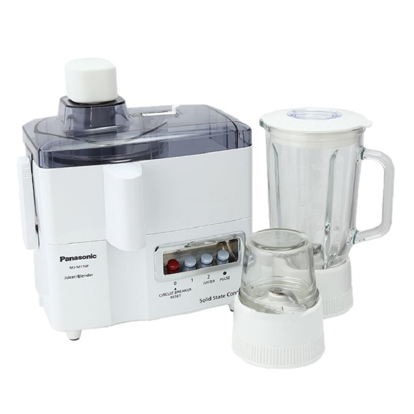 Máy Xay Và Ep Trái Cây Panasonic MJ-M176PWRA - Hàng Chính Hãng