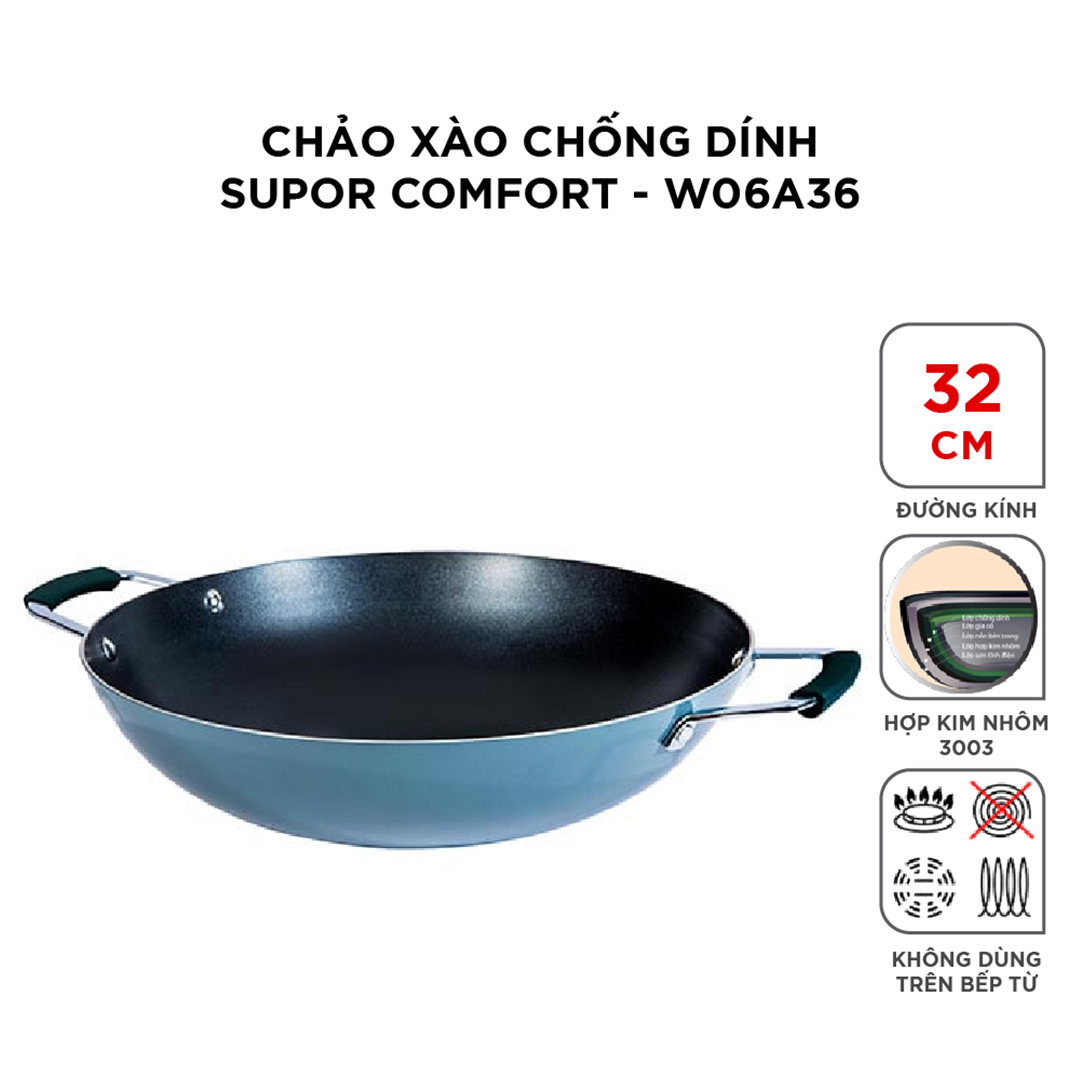 Chảo xào chống dính Comfort Supor