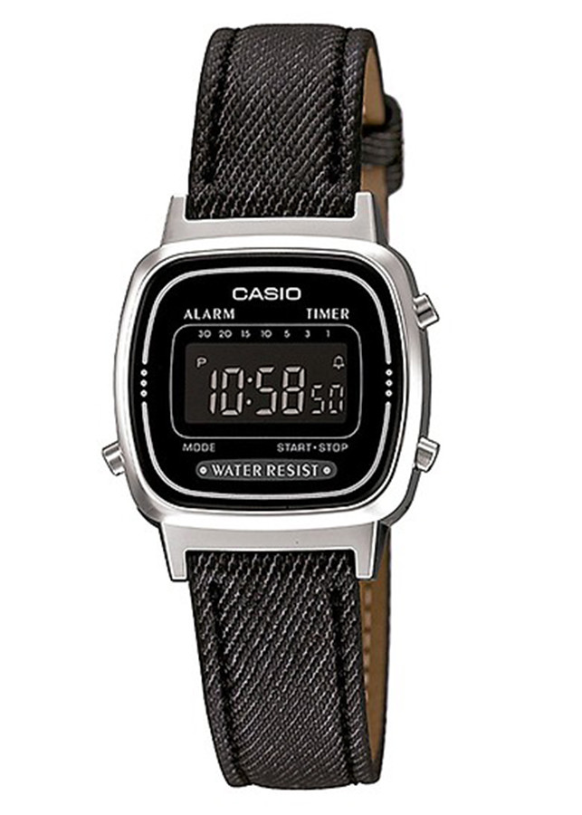 Đồng hồ nữ dây da Casio LA670WL-1BDF