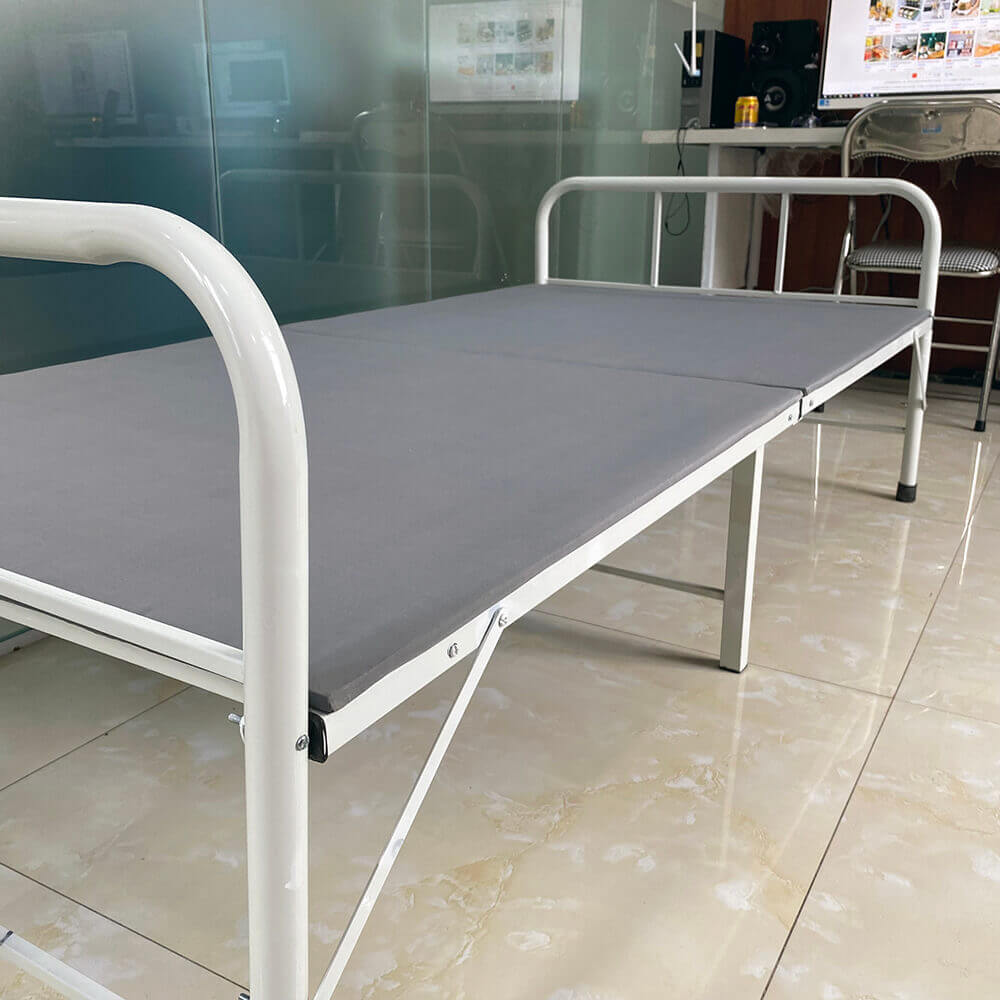 Giường Ngủ Gấp Gọn Khung Siêu To Có Sẵn Đệm Da Êm Ái, Chịu Lực Nằm 300kg Nhập Nội Địa Xịn