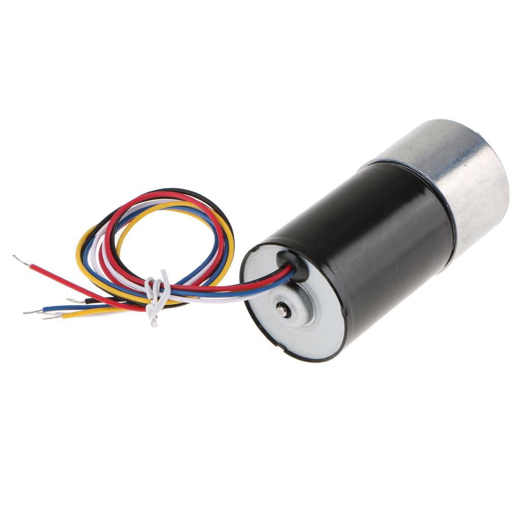 DC 12V 5 Wired High Torque Brushless DC Motor Speed Reduction Electrics 36mm