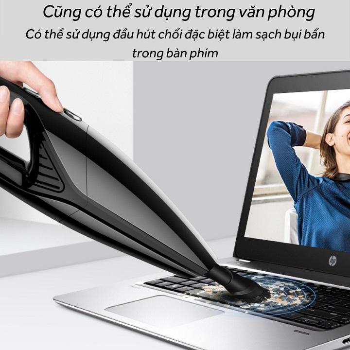 Máy Hút Bụi Cầm Tay Mini Không Dây Đa Năng X2001C - Lực Hút Cực Mạnh Cho Ô Tô, Nhà Cửa, Sofa