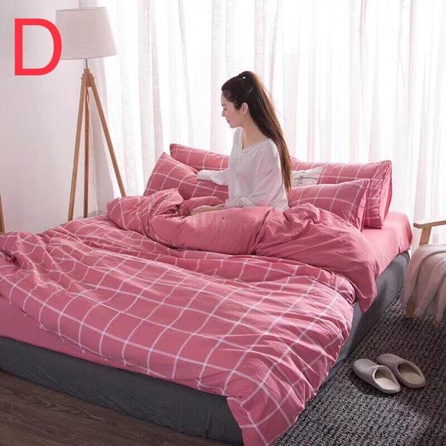 Bộ chăn ga gối đệm chất đũi