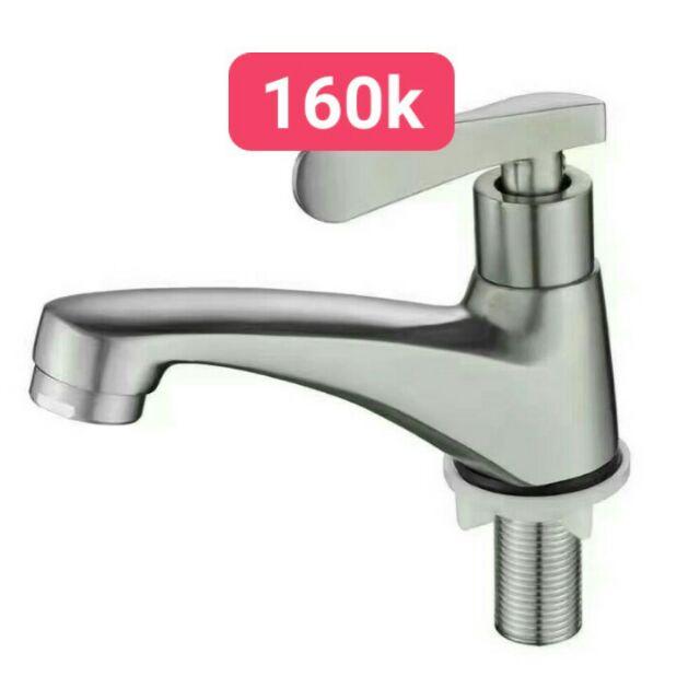 Vòi lavabo lạnh Cao cấp 304