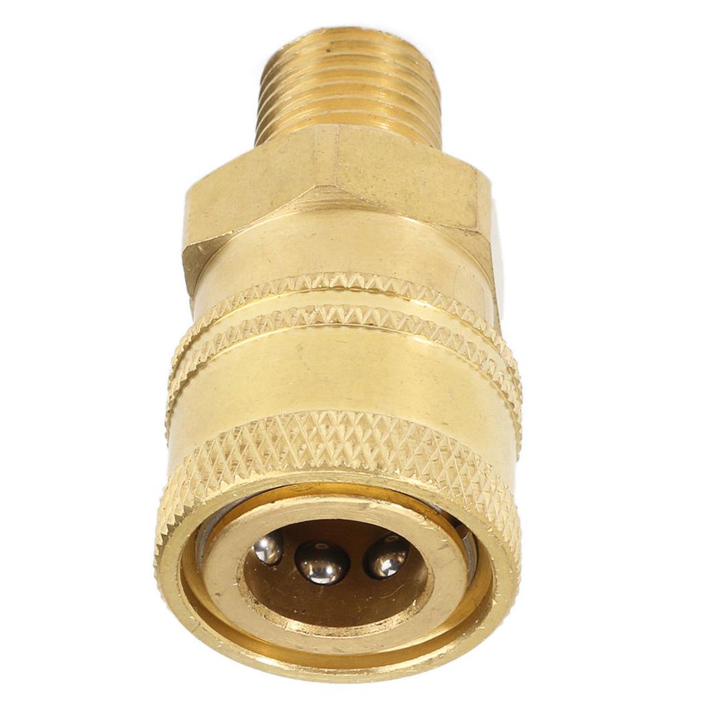 12mm Quick Release Connector to 1/4" Male Adapter Pressure Washer Coupling