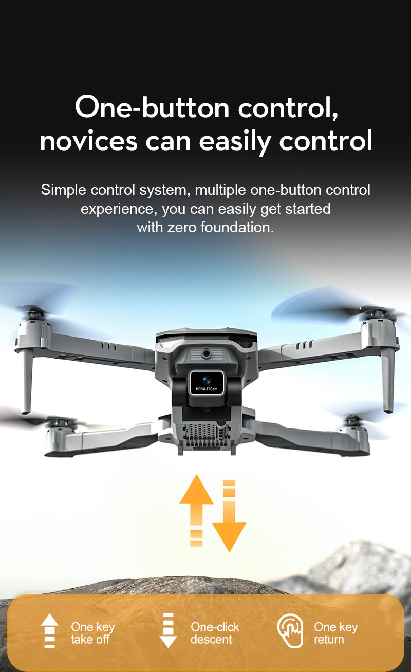 Flycam camera 4k UHD Drone chiều cao cố định Tự động tránh chướng ngại vật chuyến bay quỹ đạo Drone