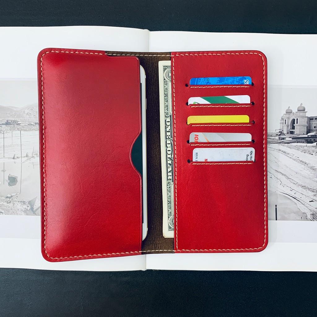 VÍ DA THỜI TRANG DÁNG DÀI, ĐỒ DA THỦ CÔNG CAO CẤP, ĐỒ DA NHẬP KHẨU