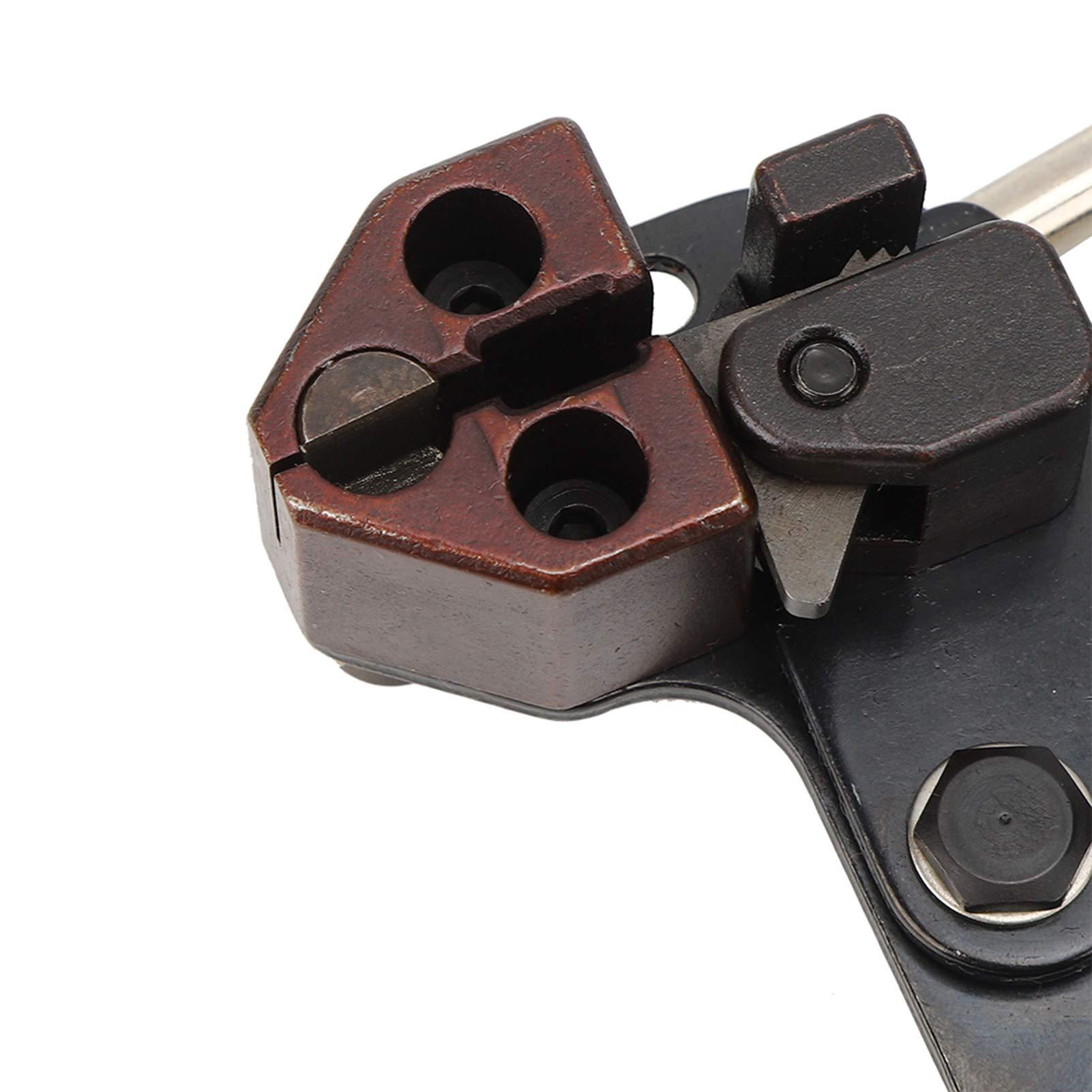 Buộc dây kim loại, dùng để khóa và cắt dây cáp thép không gỉ, màu đen