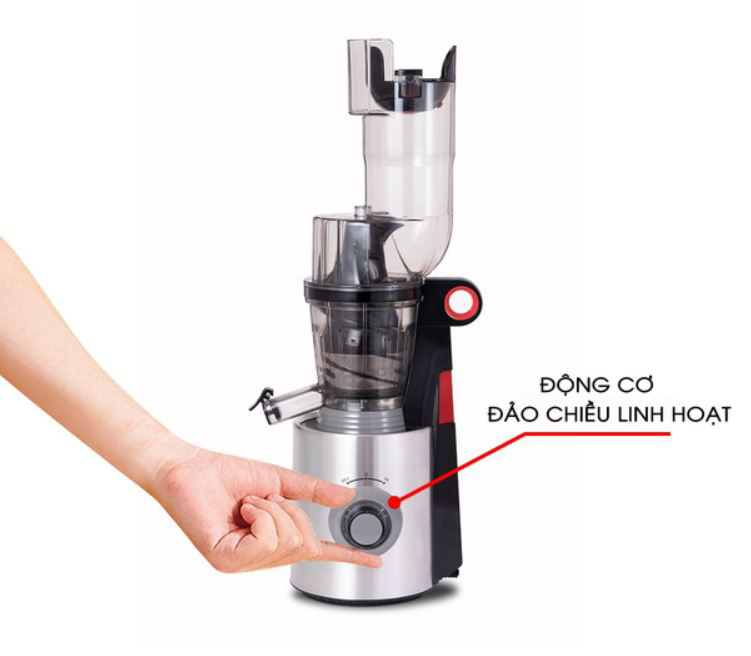 Máy ép 2 trong 1 vừa củ quả tốc độ chậm kèm chức năng vắt cam siêu tiên lợi CH-801D