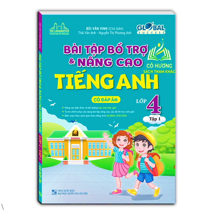 Sách - Bài tập bổ trợ và nâng cao tiếng anh lớp 4 tập 1 GLOBAL SUCCESS - (có đáp án) ( MT )