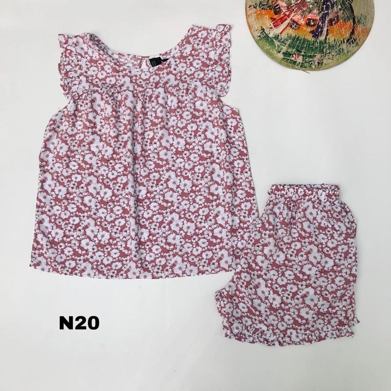 Đồ Bộ Nữ Tole Lanh Quần Đùi Áo Cánh Tiên