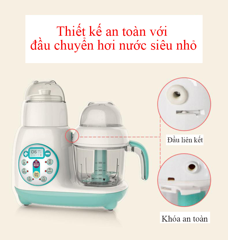 Máy xay hấp đa năng, máy nghiền đa năng, nồi hầm cháo,  7 in 1