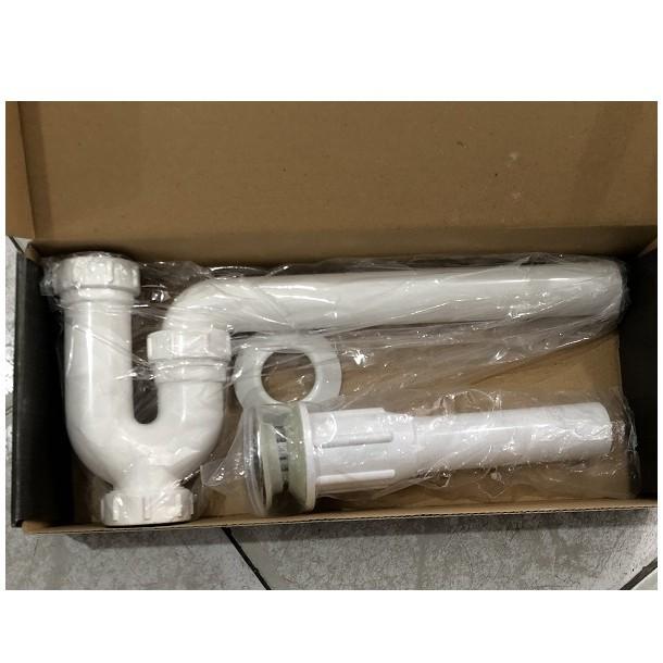 Bộ xả xi phông Lavabo đầu inox cao cấp cho chậu rửa mặt, bồn rửa bát