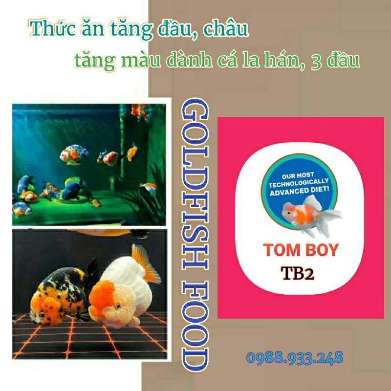 Cám TOMBOY TB2 hạt chìm cho Cá vàng, cá Ranchu