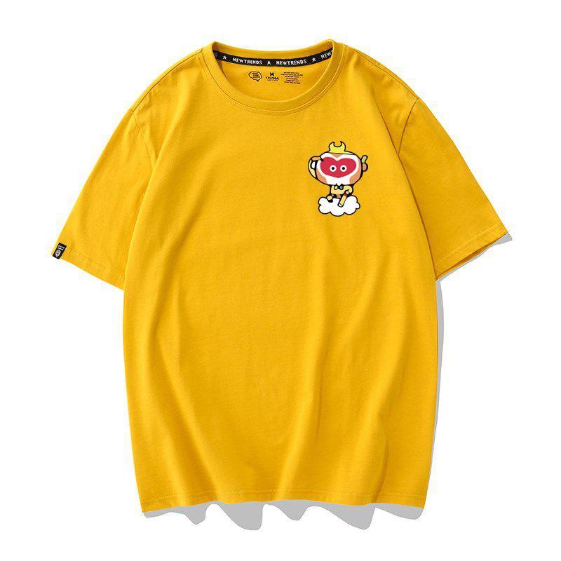 Áo Thun Nam Nữ Tay Ngắn Hình Icon Ngộ Không Nhiều Màu - Unisex - Cotton - Mã AT020