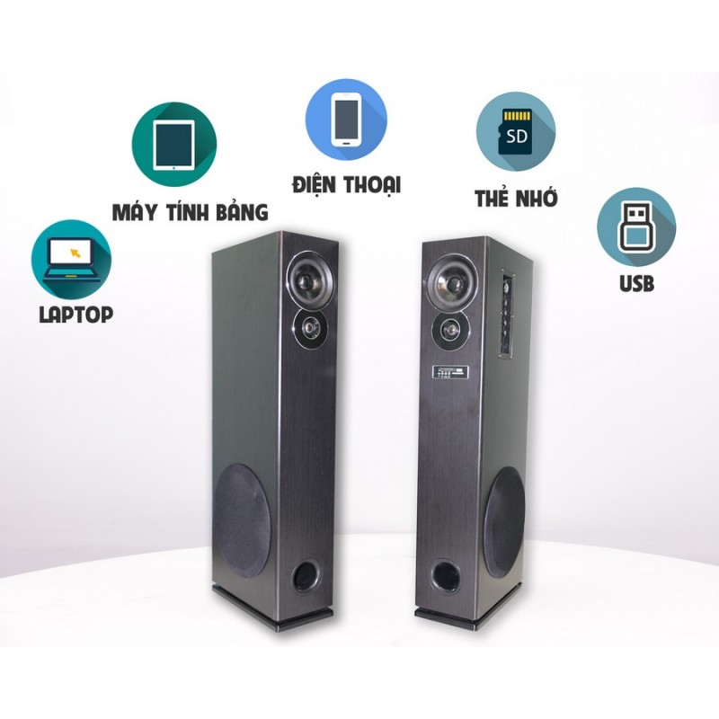 Bộ 2 Loa Karaoke Bluetooth PF