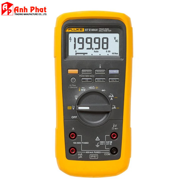 Fluke 87V MAX đồng hồ vạng năng hiệu dụng