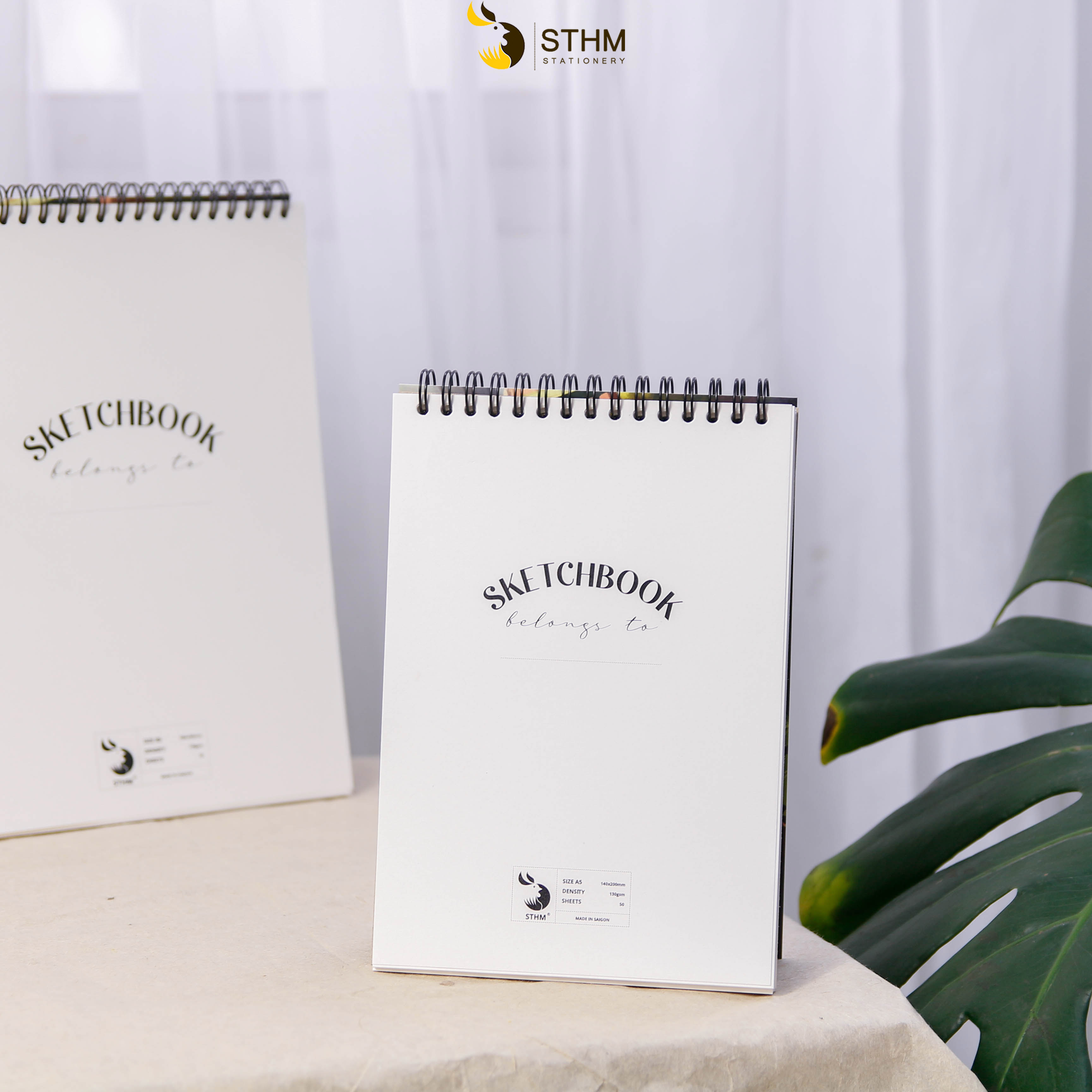 [STHM stationery]- Sketchbook - MY CORNER - 100 trang giấy kem 130gsm