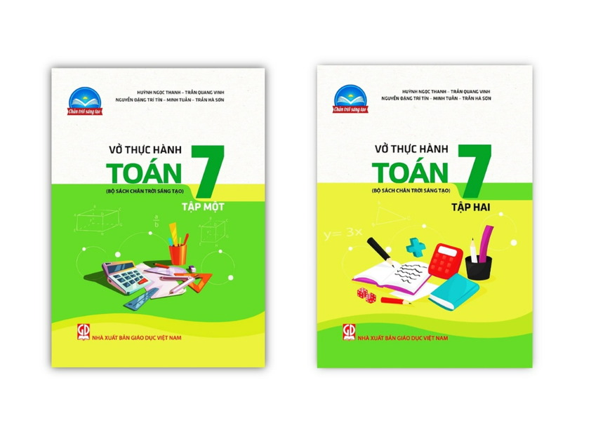 Sách - Combo Vở thực hành Toán 7 - tập 1 + tập 2