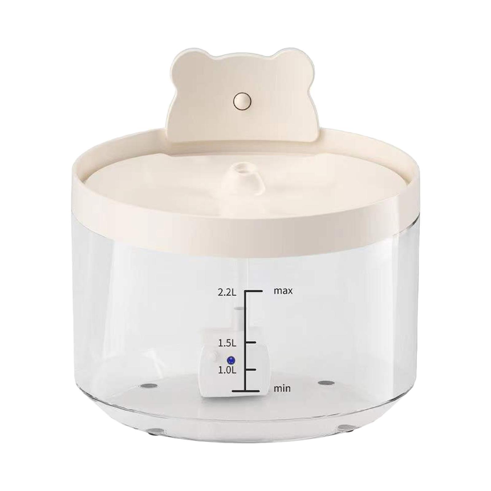 2.2L Automatic Cat Water Fountain  Drinking Dispenser Neck