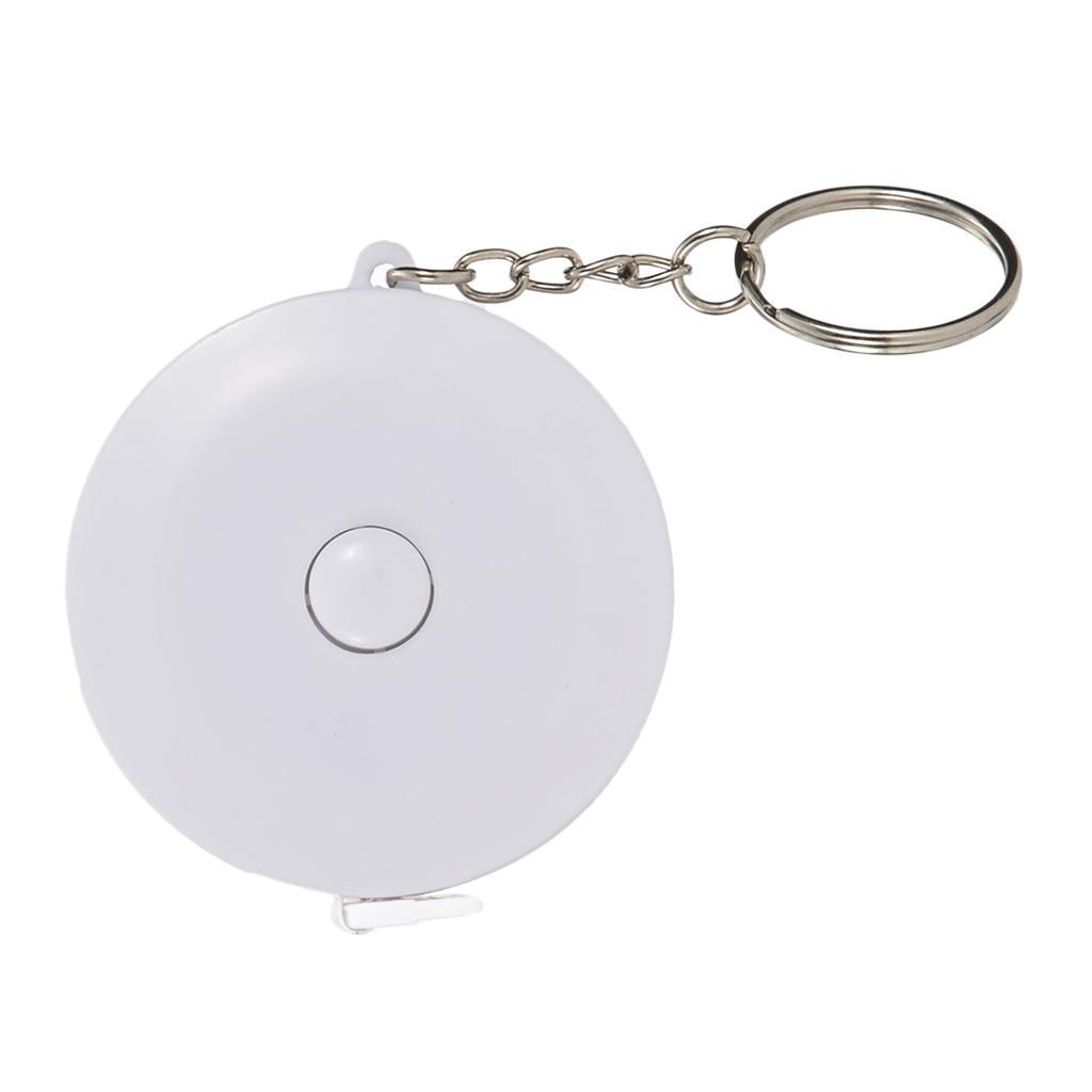 Measuring Ruler Soft Tape Pocket Tape Compact Portable with A Key