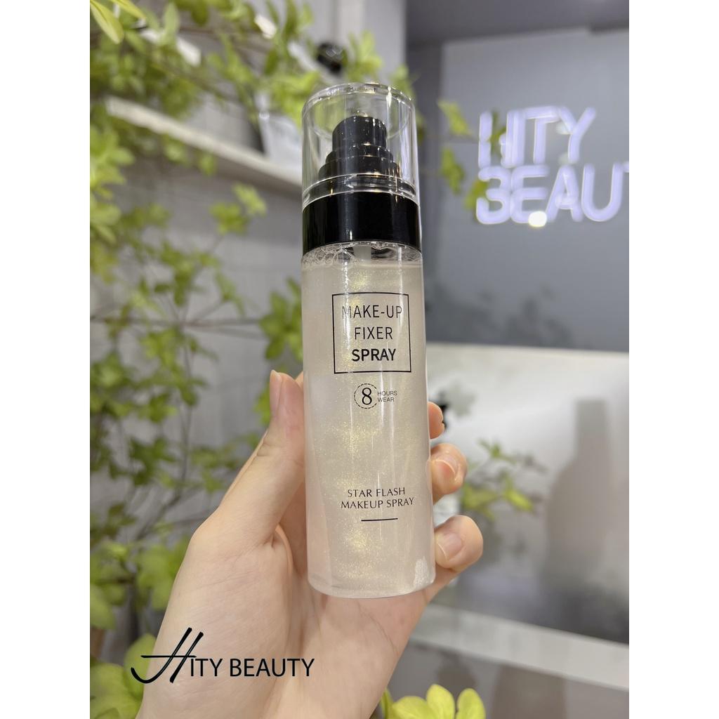 Xịt khóa nền MAKEUP FIXER SPRAY giữ chặt lớp trang điểm tự nhiên, căng bóng 100ml