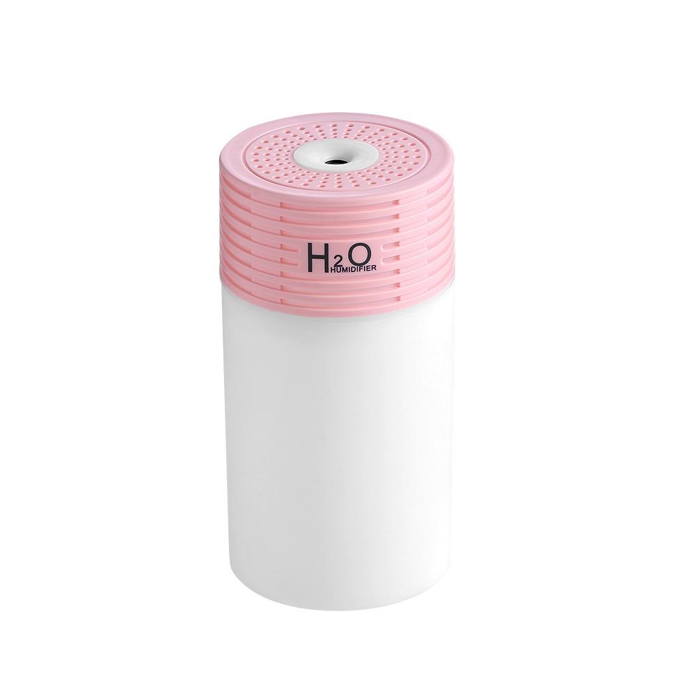 Máy Phun Sương Tạo Độ Ẩm Mini Có Đèn Nhiều Màu Sắc Và Cổng Sạc USB