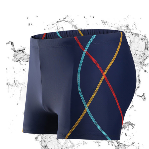 Quần bơi nam Boxer YESURE SOC Chất liệu polyester Spandex cao cấp , chống thấm , nhanh khô form Fitness thời trang (Tặng kèm nón bơi + bịt tai silicon) - Hàng Chính Hãng