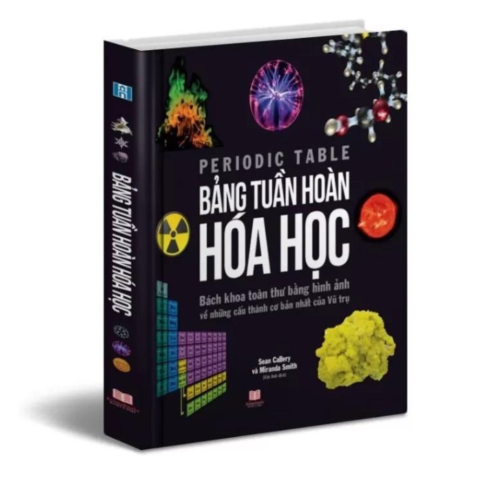 Sách Bảng Tuần Hoàn Hóa Học ( sách lỗi nhẹ ) -  Tập Hợp Đầy Đủ các Nguyên Tố Trong Bảng Tuần Hoàn, Từ Actini Đến Zirconi ( Với Hình Ảnh Đẹp, Trình Bày Dễ Hiểu ) - Á Châu Books, Bìa Cứng In Màu