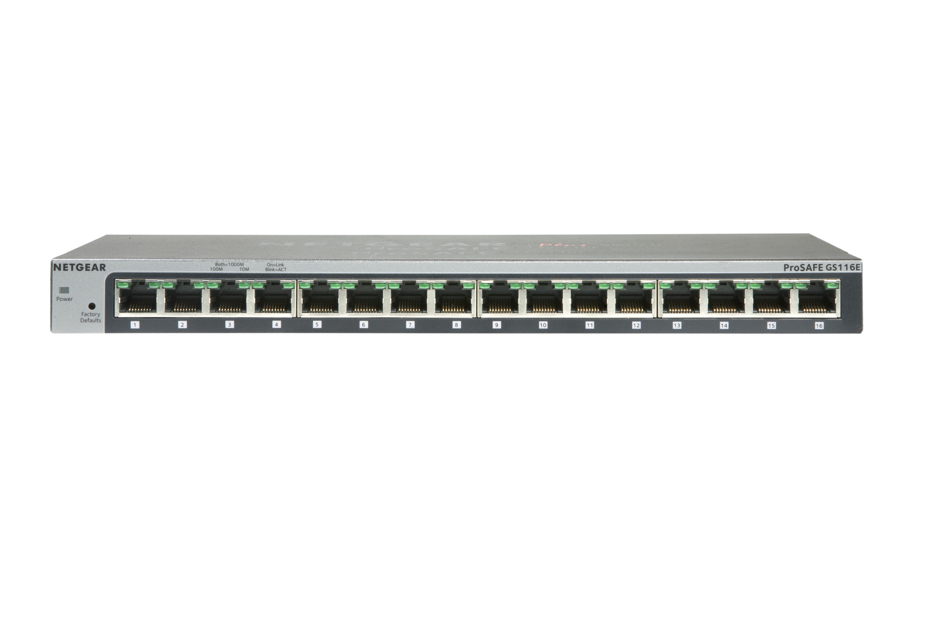 Bộ Chia Mạng Để Bàn 16 Cổng 10/100/1000M Gigabit Ethernet Smart Switch Netgear GS116E - Hàng Chính Hãng