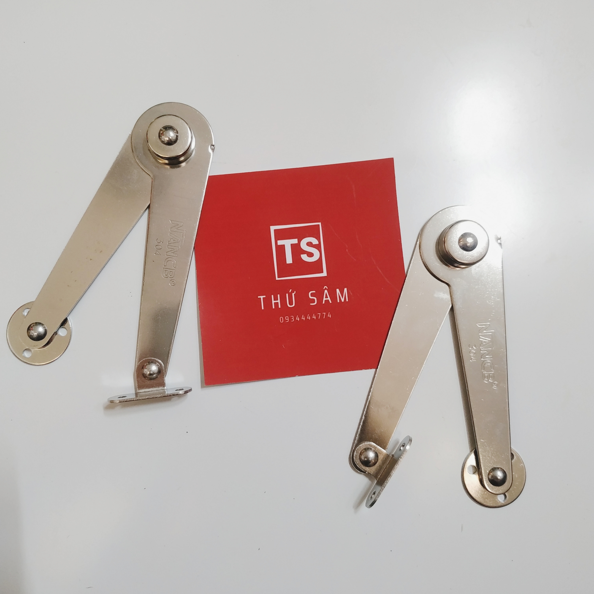 Combo 2 cái Chống cửa inox tay nâng cánh cửa tủ