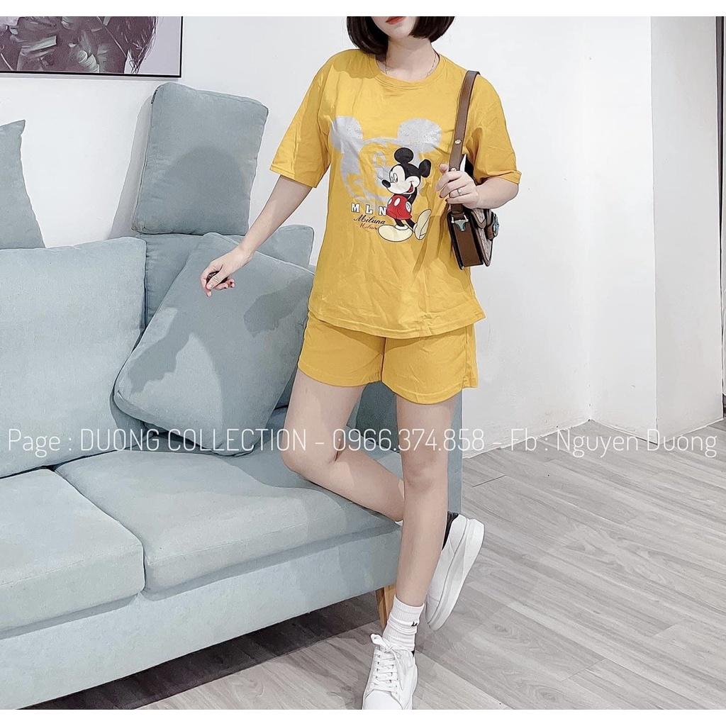 Bộ mặc nhà dễ thương họa tiết MICKEY - chất vải cotton mềm mại mát