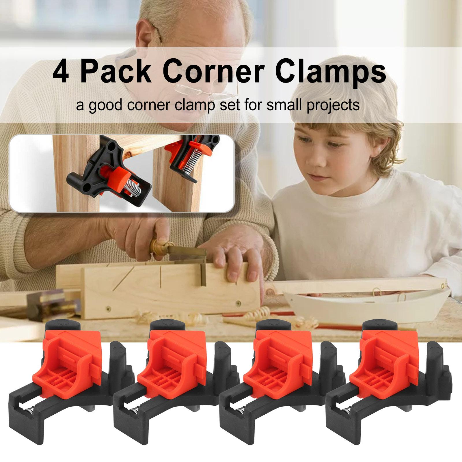 Bộ 4 Kẹp Góc 90 trang bị lớp cao chống trầy xướt kích thước nhỏ gọn chắc chắn