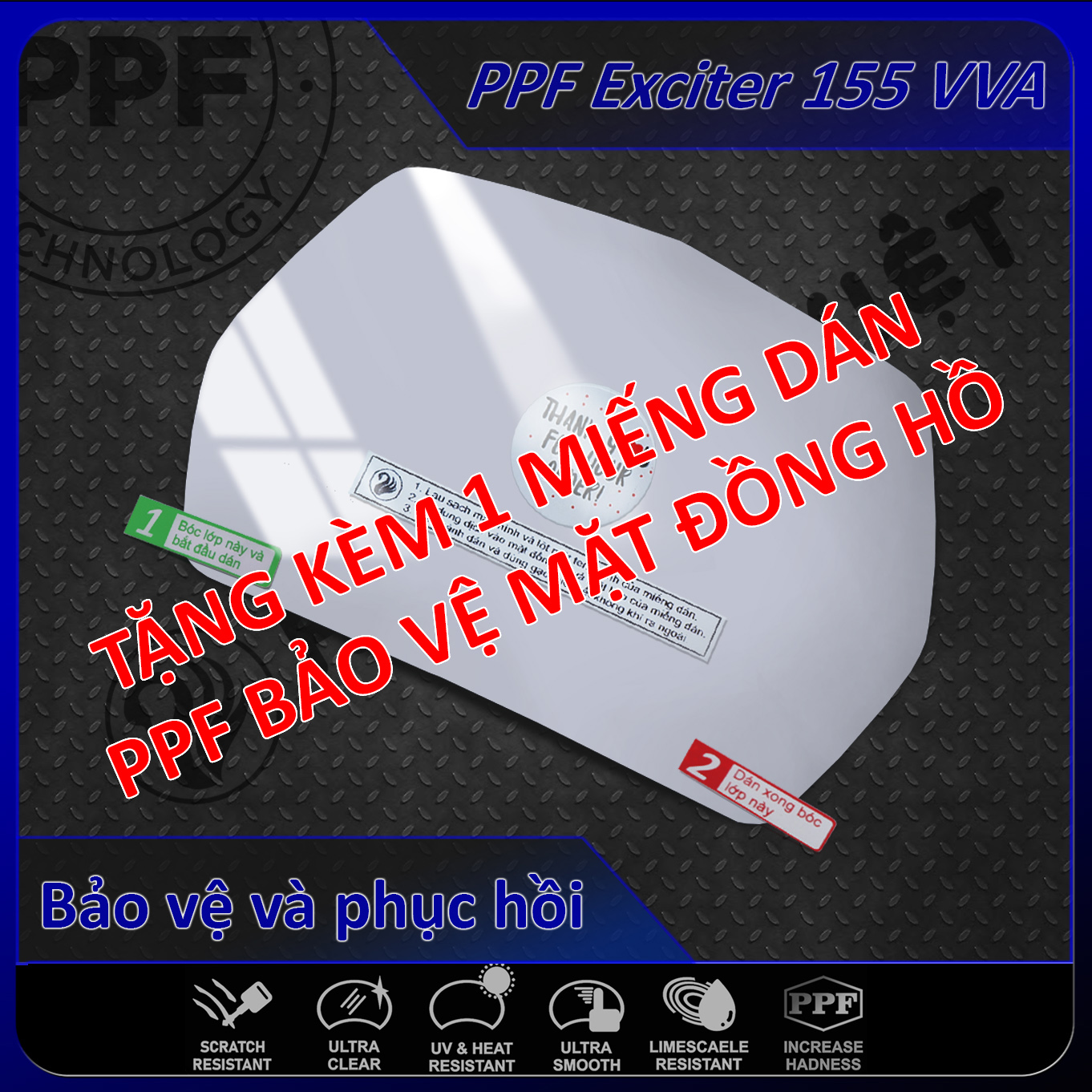 Miếng dán PPF dành cho xe EXCITER 155