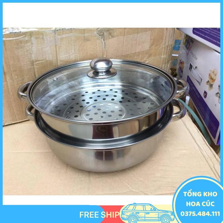 Nồi Hấp Inox 2 Tầng Pot Size 28Cm - Vận Chuyển Miễn Phí Toàn Quốc