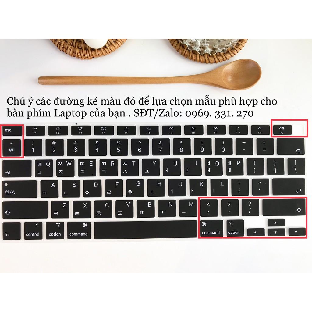 Phủ Phím Silicon Tiếng Hàn cho Macbook Air 13
